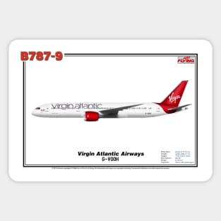 Boeing B787-9 - Virgin Atlantic Airways (Art Print) Sticker